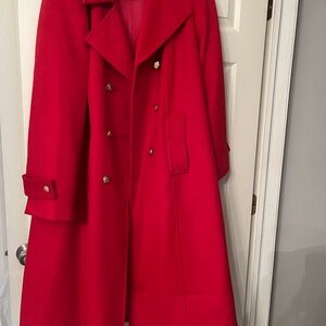 Lane Bryant Vibrant Red Trench Coat